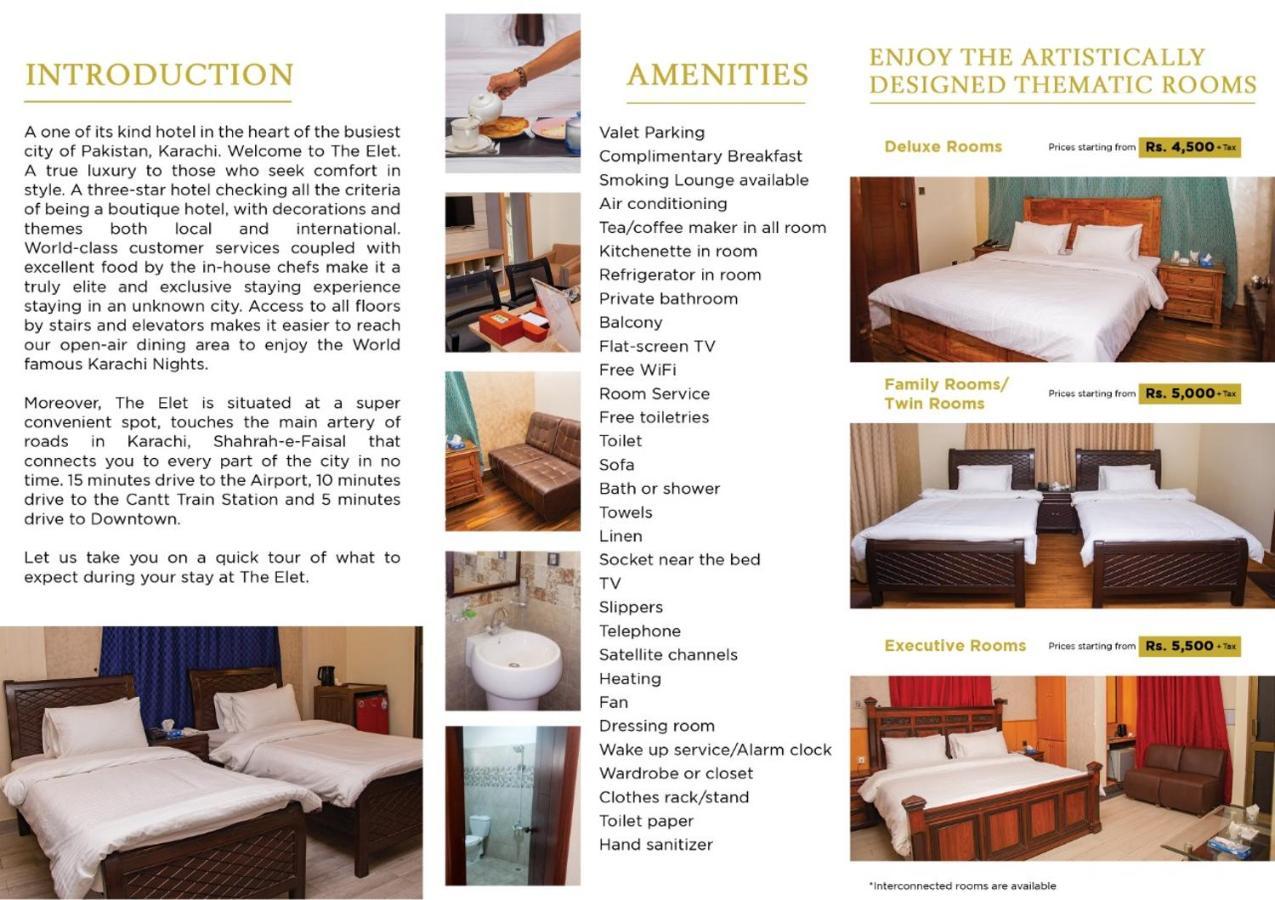 Elet Business Hotel Karachi Ngoại thất bức ảnh